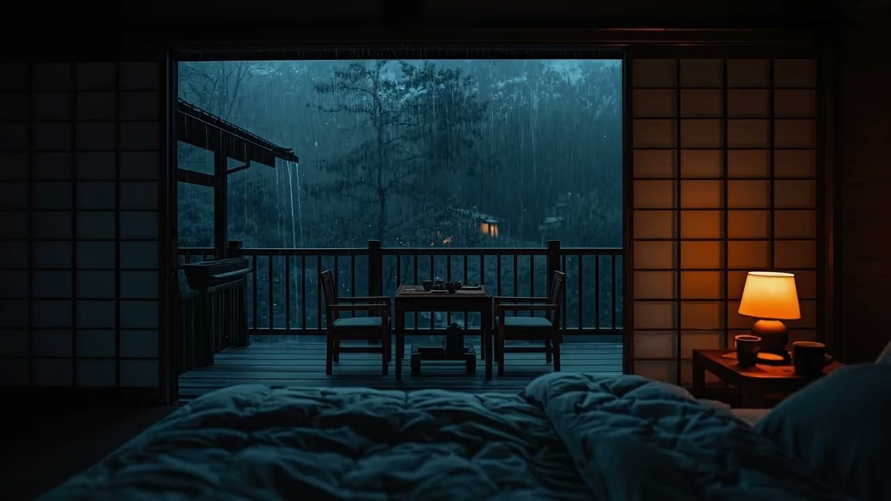 Rain Sound For Sleeping - Natural Rain Sounds ASMR 🌧️ Calming Sleep Sounds