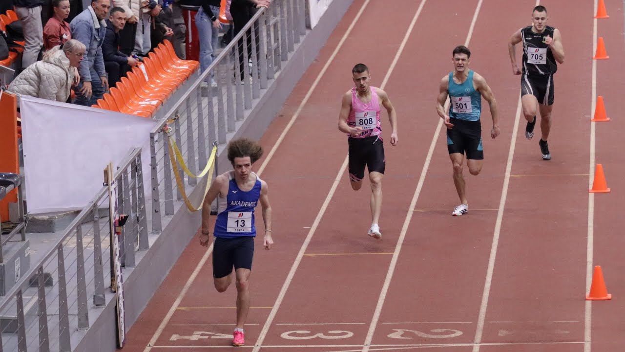 200m Men FINAL, National Indoor Championships 2025, Sofia BUL