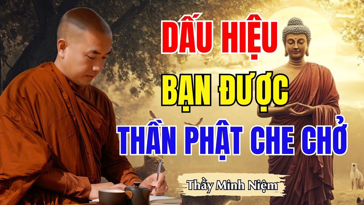 Thầy Minh Niệm - DẤU HIỆU BẠN ĐƯỢC THẦN PHẬT CHE CHỞ (Cực Hay) | Radio Phật Giáo