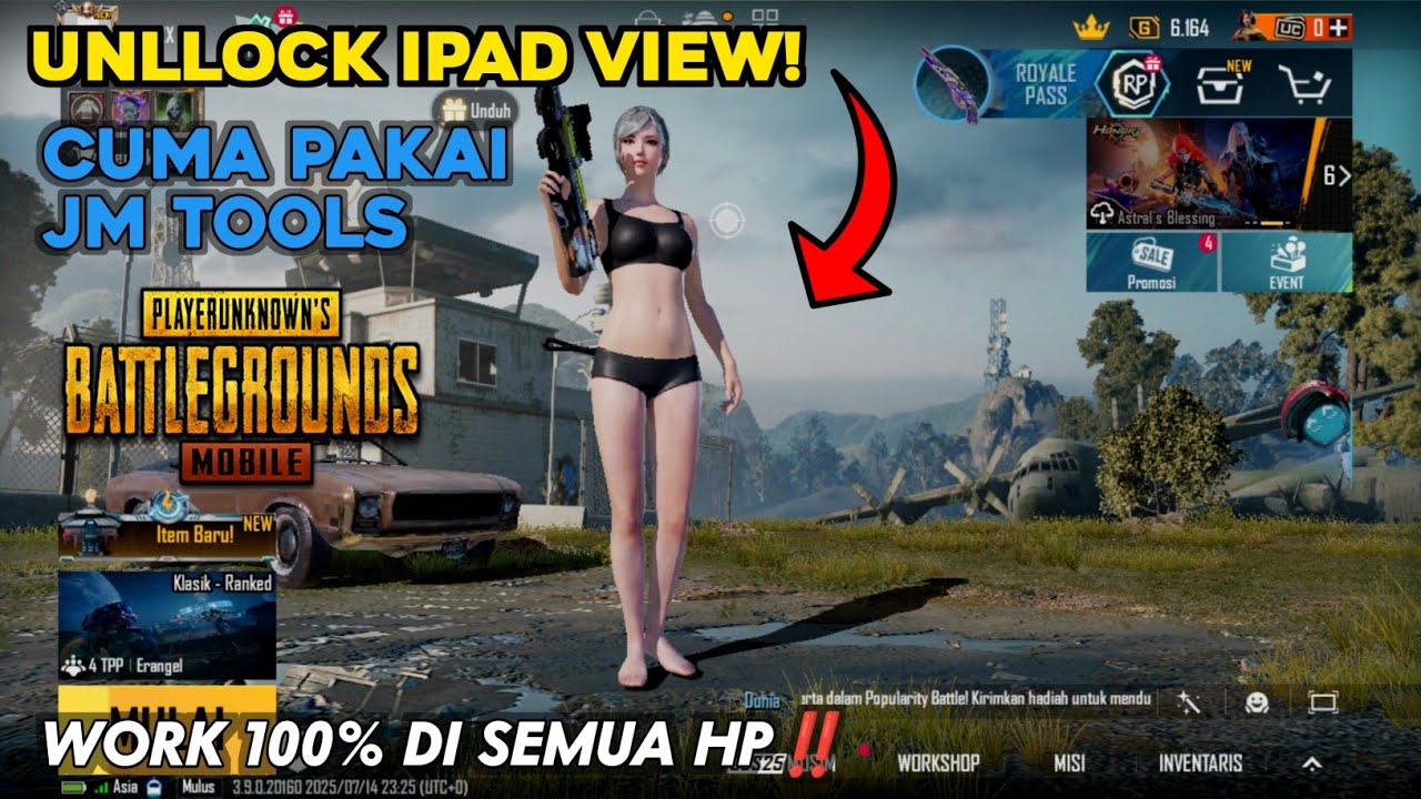 CARA UNLOCK IPAD VIEW! PUBG MOBILE TERBARU DI SEMUA HP TANPA ROOT‼️