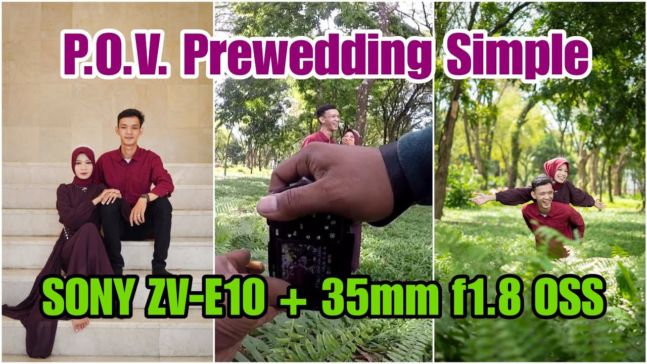 SONY ZV-E10 POV Prewedding santuy dalam kota