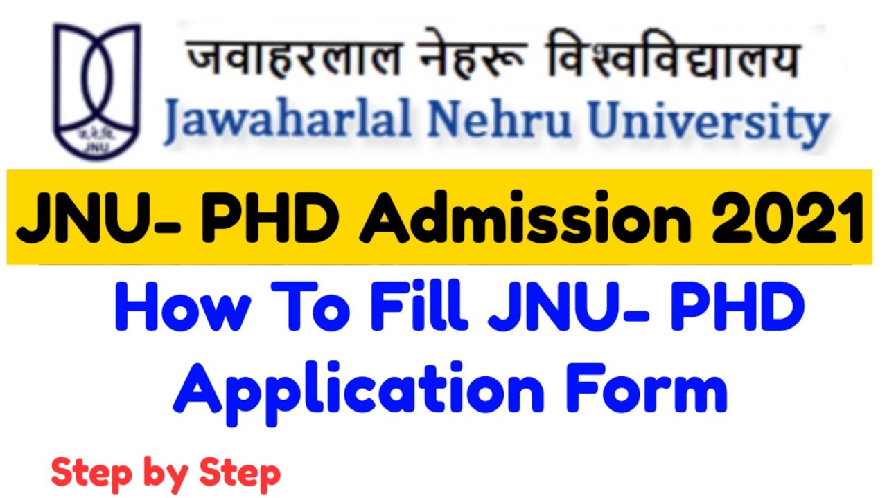 JNU phd admission 2021 | how to fill jnu phd application form 2021 | jnu application form