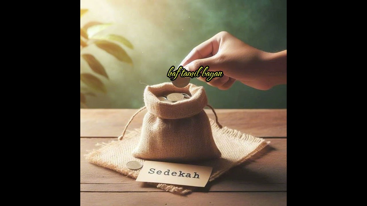 நேர்மையான நோக்கத்துடன் கொடுக்கப்படும் சிறிய ஸதகாவும்அல்லாஹ்விடம் மிகப் பெரியதாக ஆகும்.🌿 #tamilbayan 