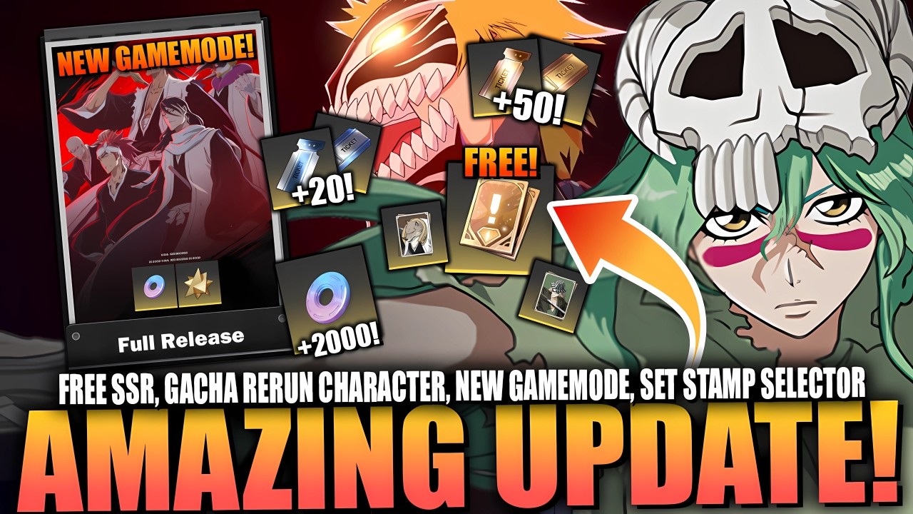 W DEVS! UPDATE TERBAIK DI BLEACH: SOUL RESONANCE 🔥 FREE SSR, GAMEMODE BARU & GACHA RERUN SSR!