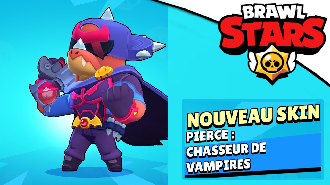 PIERCE CHASSEUR de VAMPIRES ! - BRAWL STARS