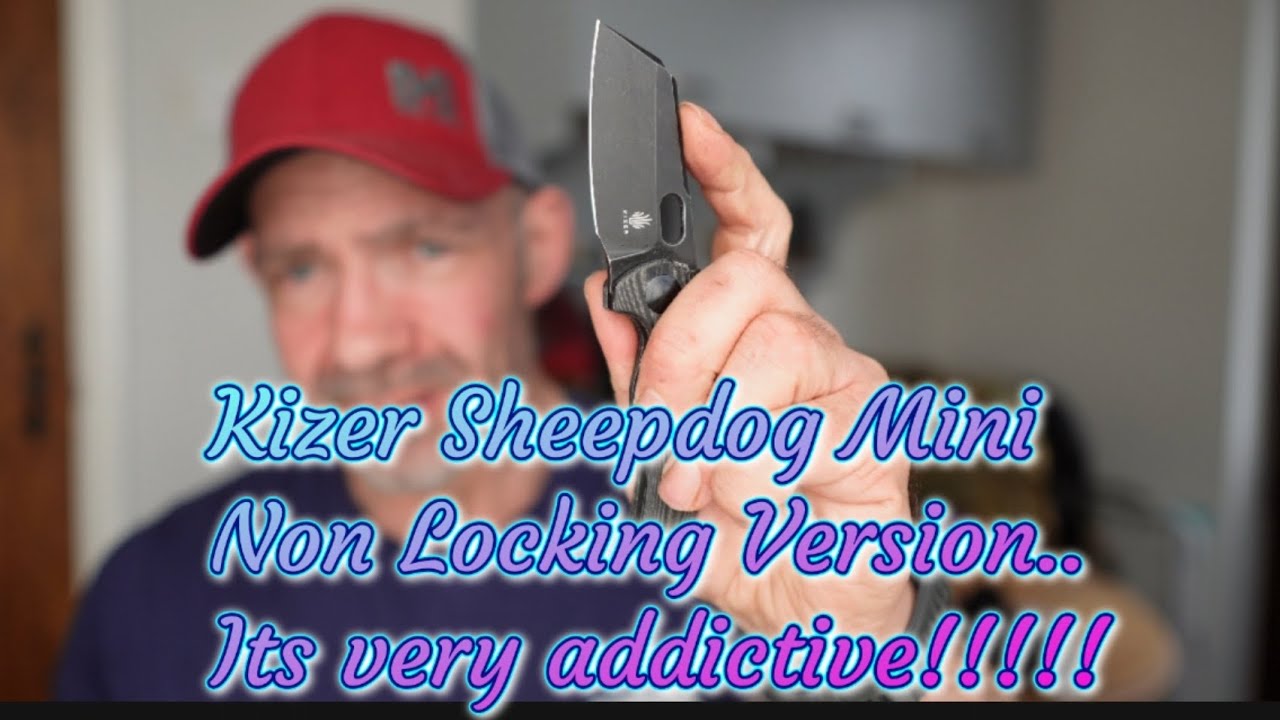 Kizer Sheepdog Mini Non Locking. Is this the most fidget friendly UK Legal EDC Knife?