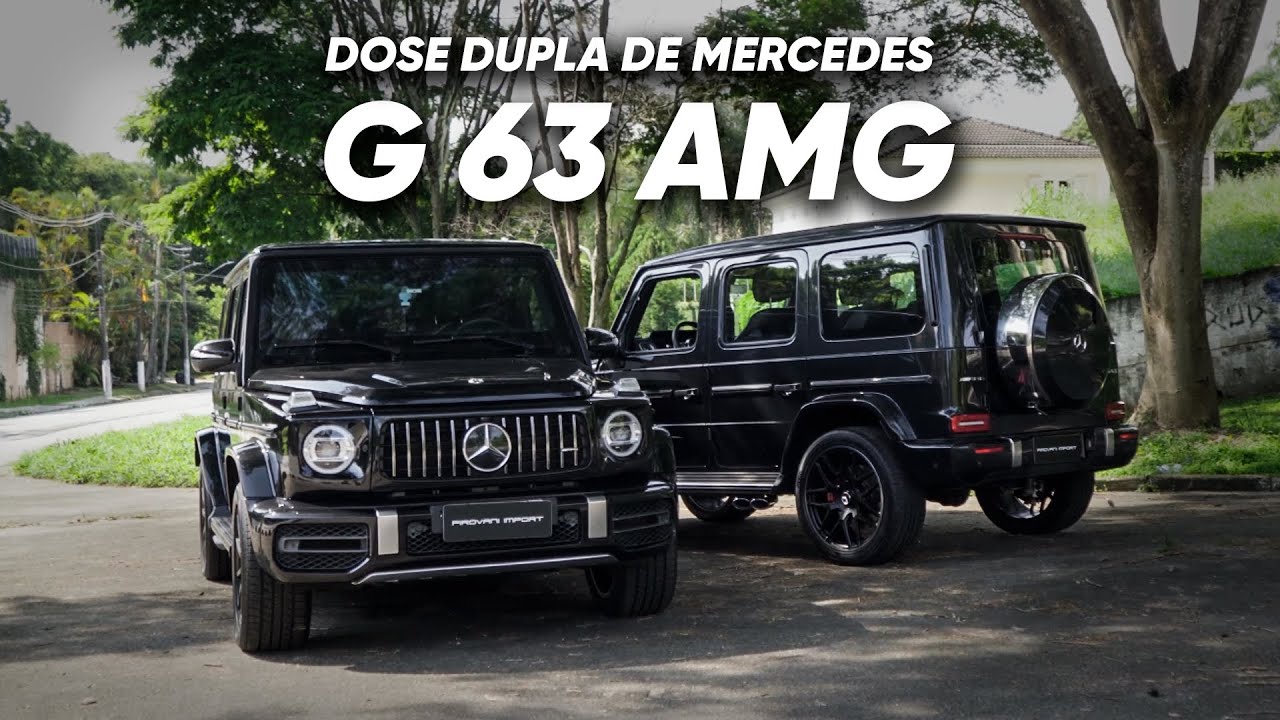 DUPLA DE  G63 AMG - CONHEÇA DETALHES E DIRIGIBILIDADE