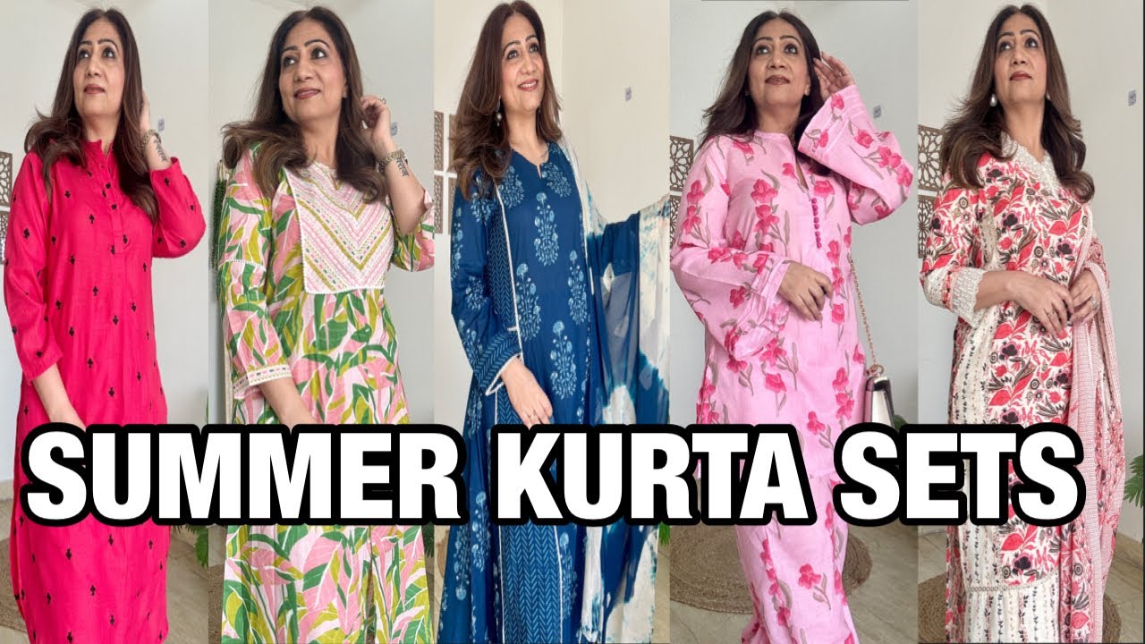 “Summer Ready!  Stylish & Comfy Kurta Sets Haul ☀️ | Thehopestory