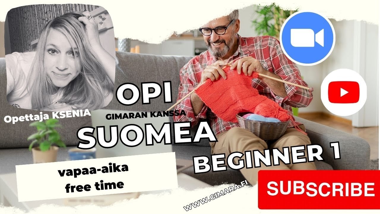 Opi suomea! Mitä sä teet vapaa-ajalla? (Beginner 1)