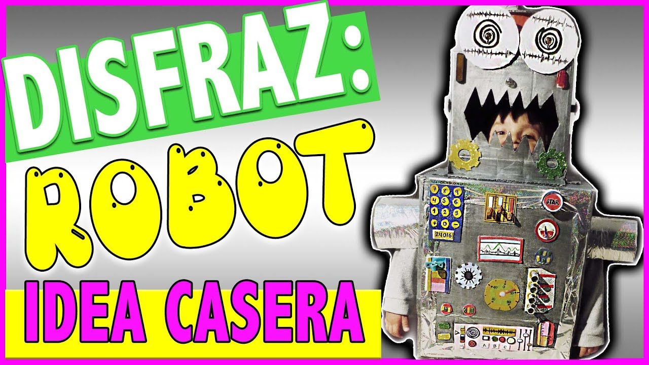 CÓMO HACER UN DISFRAZ DE ROBOT PARA NIÑOS CASERO