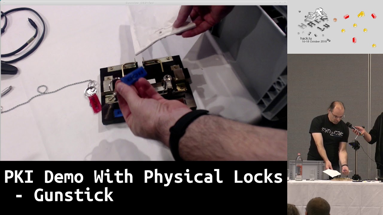 Hack.lu 2018 LT: PKI Demo With Physical Locks - Gunstick