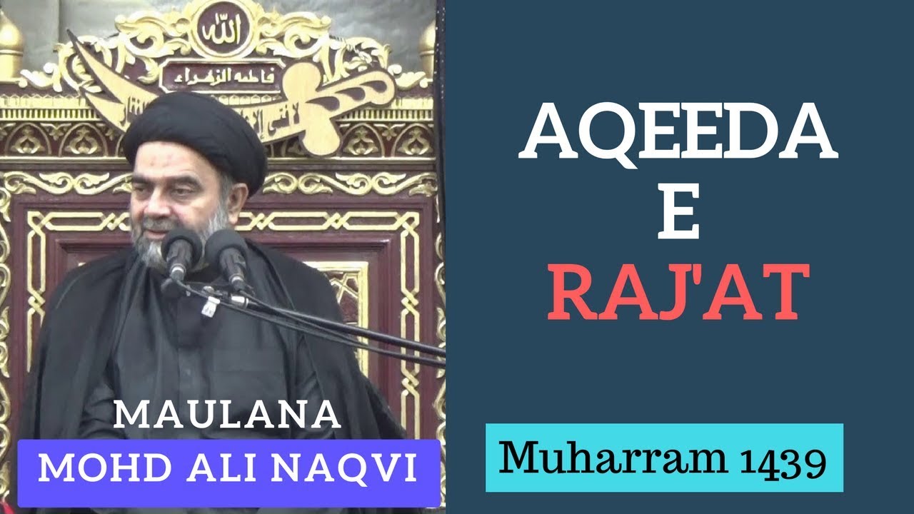 12th Muharram 1439 - Majlis by Maulana Syed Muhammad Ali Naqvi