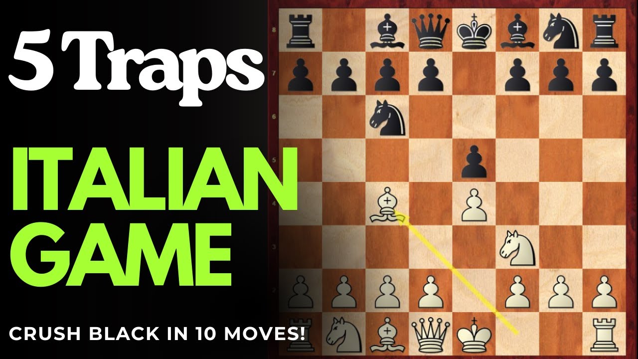 5 ITALIAN GAME Traps That Will DESTROY Your Opponents!!