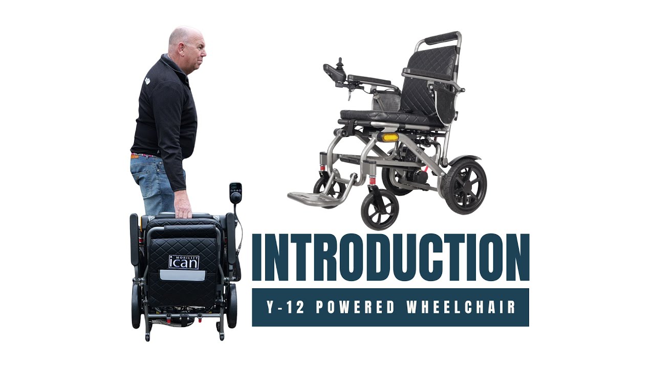 iCAN Y-12 iFold Lite Powered Wheelchair Promotional Video