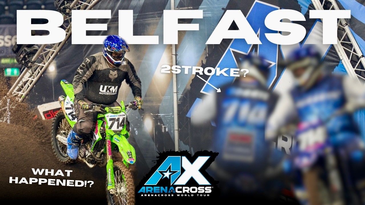 ARENACROSS BELFAST 2026... I HAD TO RACE A 2STROKE?!