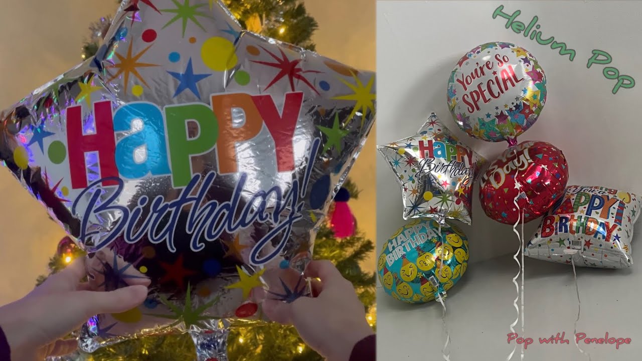Helium Mylar Balloon Pop 🎈 💥