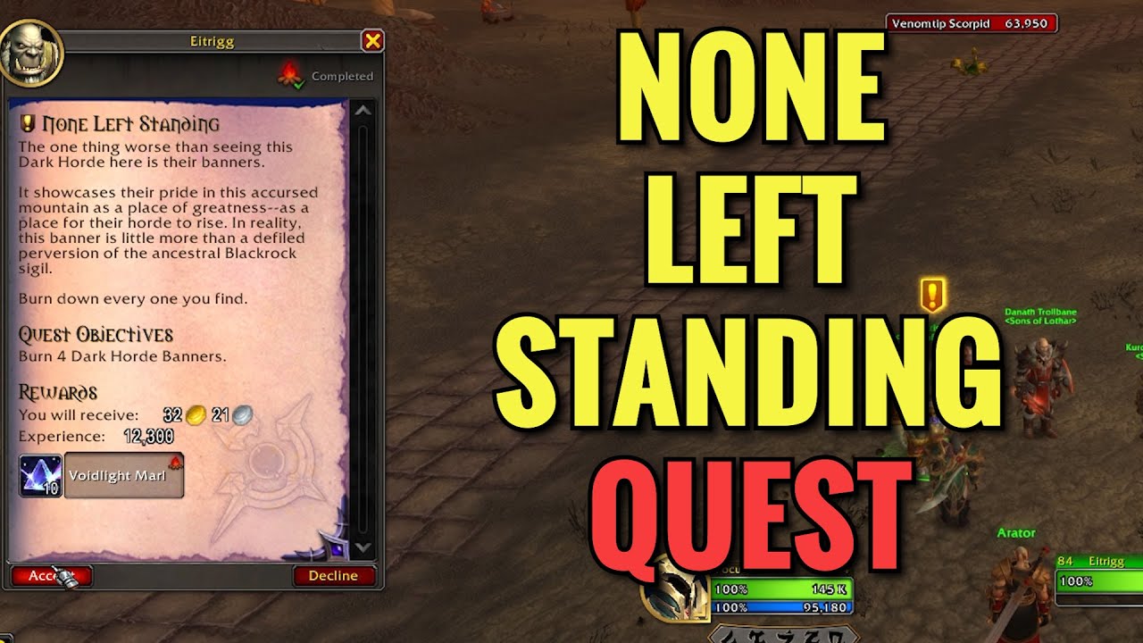 None Left Standing Quest (WoW Midnight)