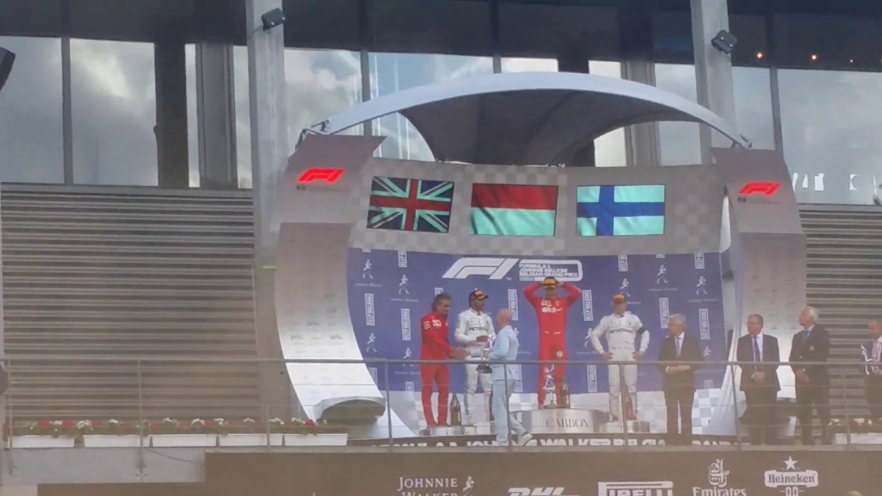 Podium grand prix de belgique 2019