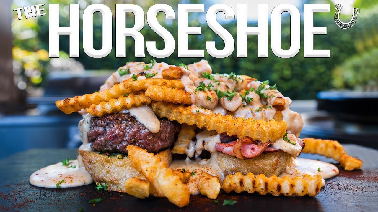 Ultimate Garlic Bread Horseshoe Sandwich | SAM THE COOKING GUY 4K