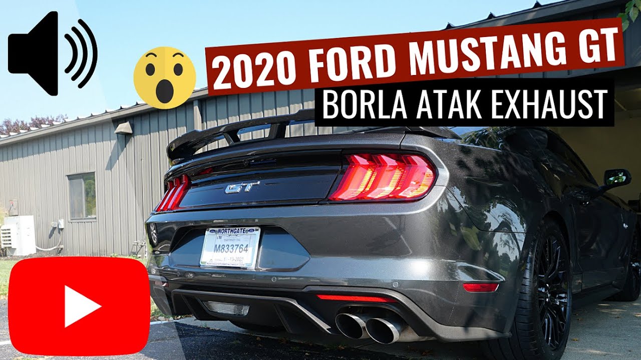 2020 Mustang GT BORLA ATAK | Exhaust Install