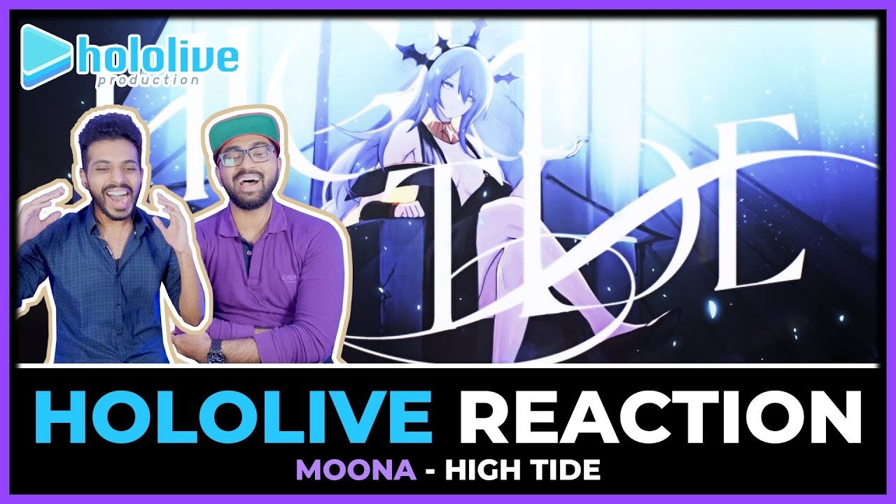 HOLOLIVE - MOONA HOSHINOVA HIGH TIDE REACTION (MOONA ORIGINAL SONG)