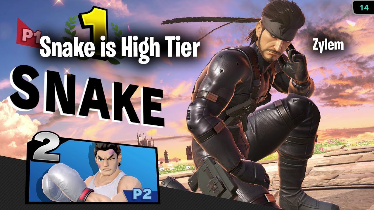 SOLID Snake Montage/Highlights (Smash Ultimate Montage)