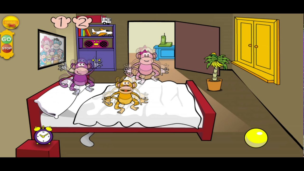 Five Little Monkeys: Episode Country in Spanish (Cinco Monitos)