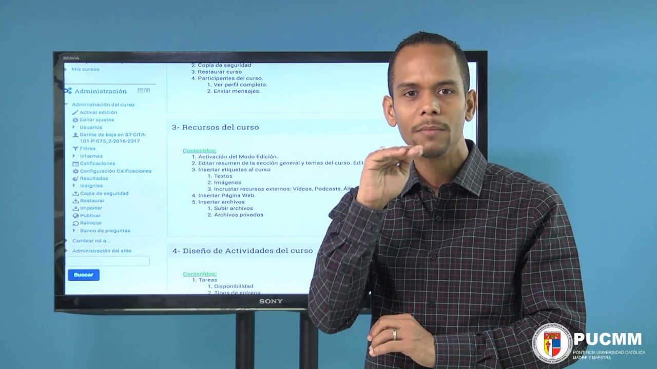 PUCMM CITA - 1 - Entorno de la PVA y Formato de Curso