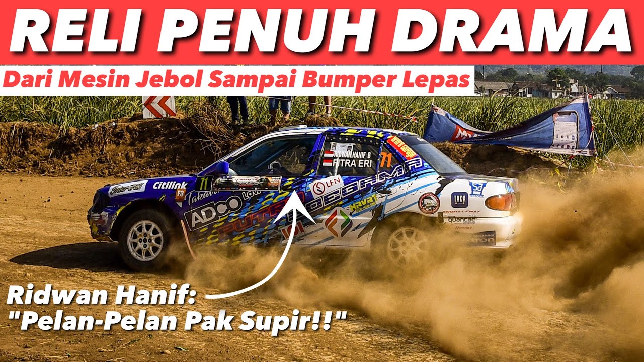 RIDWAN HANIF JADI NAVIGATOR DADAKAN, INI YANG TERJADI DI SPRINT RALLY MALANG