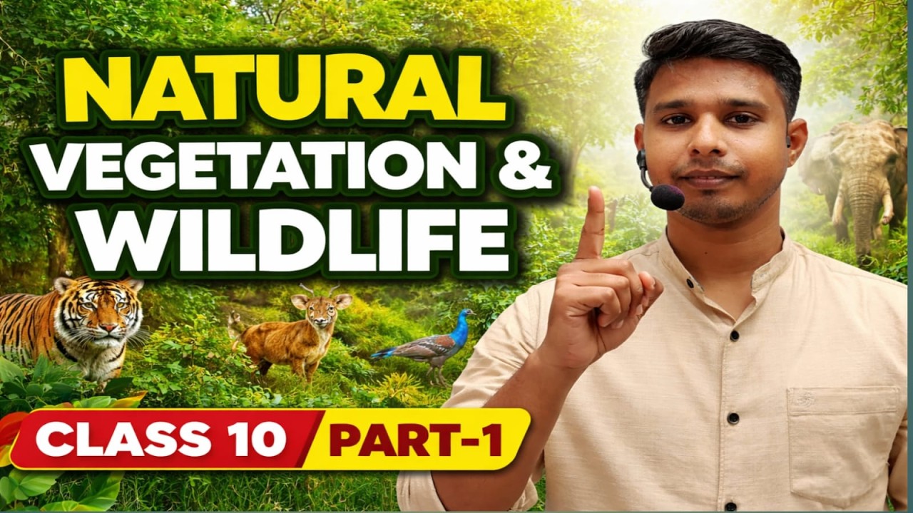 Natural Vegetation and Wildlife | Class 10 Geography | Full Chapter Explanation | Part-1