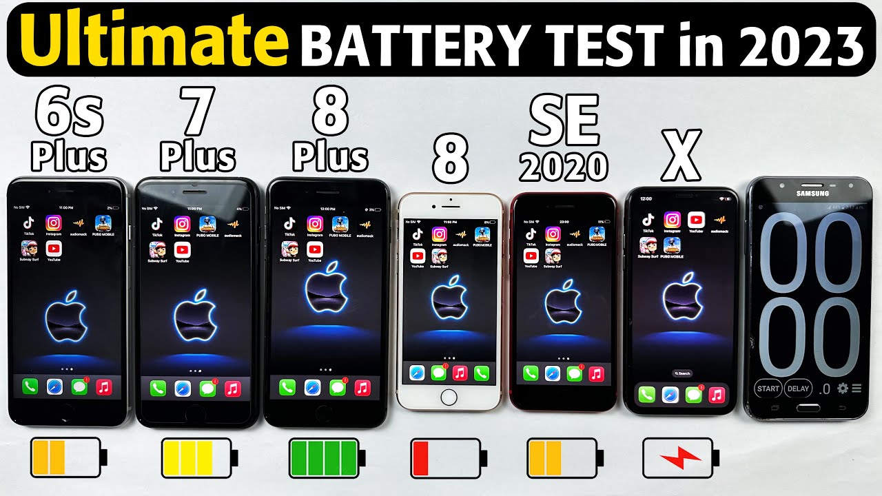 Максимальный расход заряда аккумулятора в 2023 году: iPhone 6s Plus против 7 Plus против 8 Plus п...