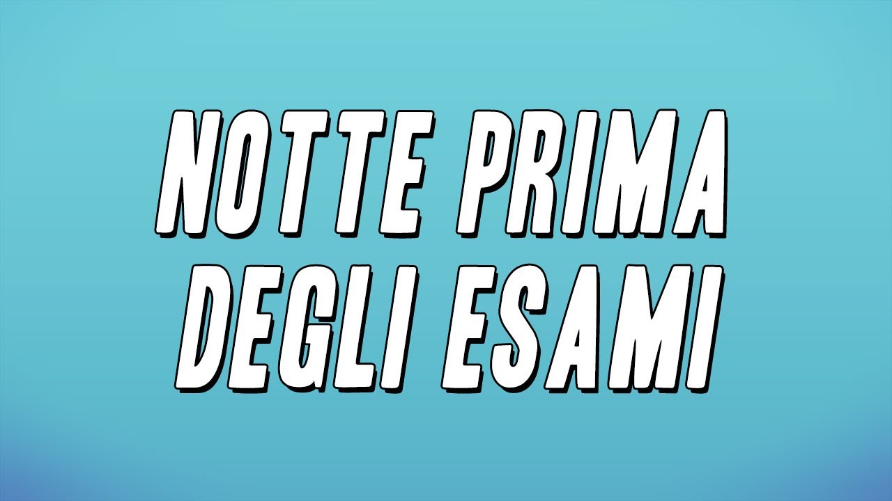 Antonello Venditti - Notte prima degli esami (Testo)