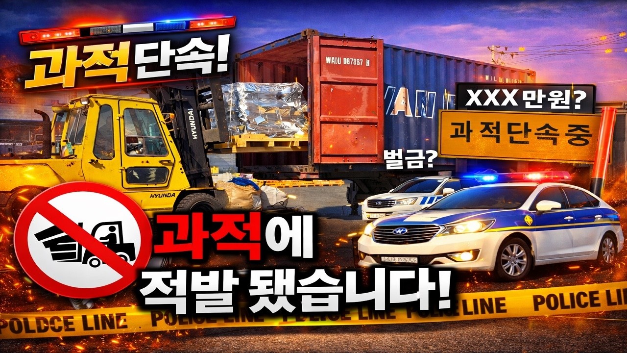 과적 벌금으로 월급 탕진하기 전과1범 탄생