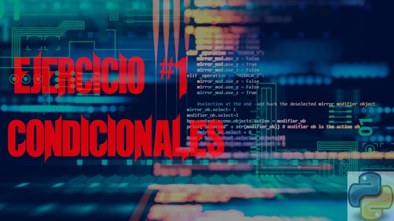 #1 EJERCICIOS CONDICIONALES PYTHON (MAYOR O MENOR DE EDAD)