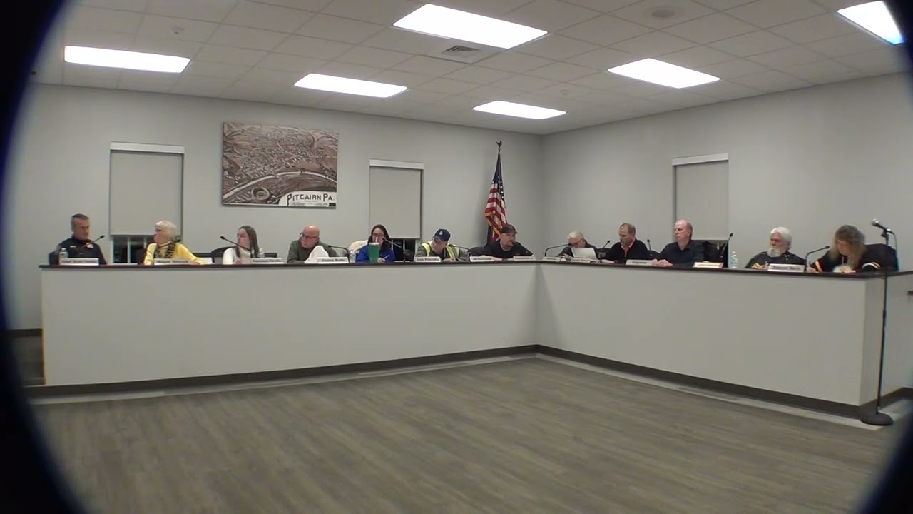 Pitcairn Borough Council Regular Meeting January 12, 2026
