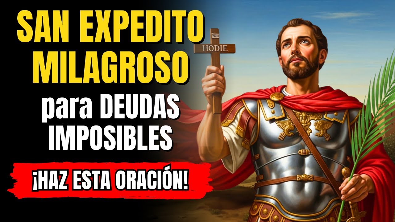 ORACIÓN a SAN EXPEDITO para DEUDAS IMPOSIBLES — MILAGRO URGENTE HOY