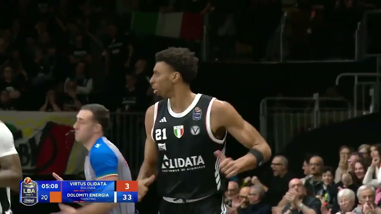 LBA, 18^ giornata | Virtus Olidata Bologna-Dolomiti Energia Trentino