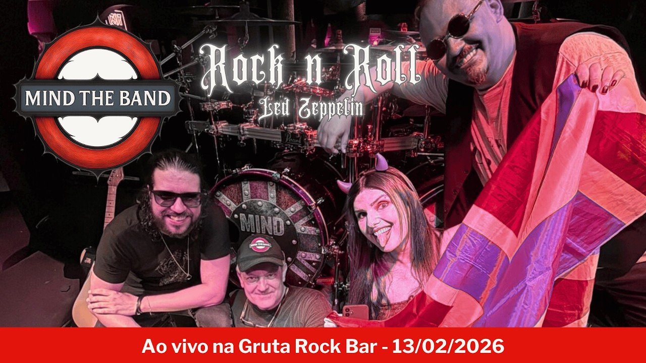Rock n Roll (Led Zeppelin) - Cover ao vivo | MIND THE BAND (Gruta Rock Bar, 13/02/2026)