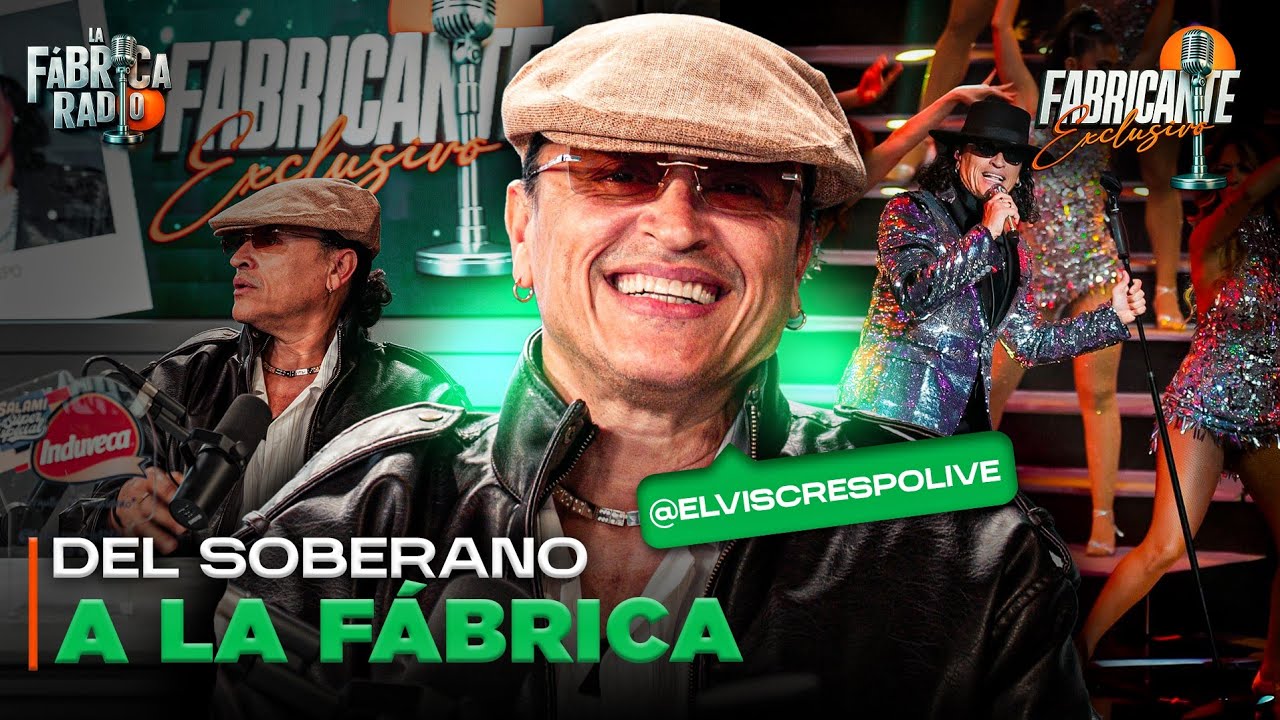 ELVIS CRESPO NOS CANTA EN VIVO!! 🇩🇴- Fabricante Exclusivo💚