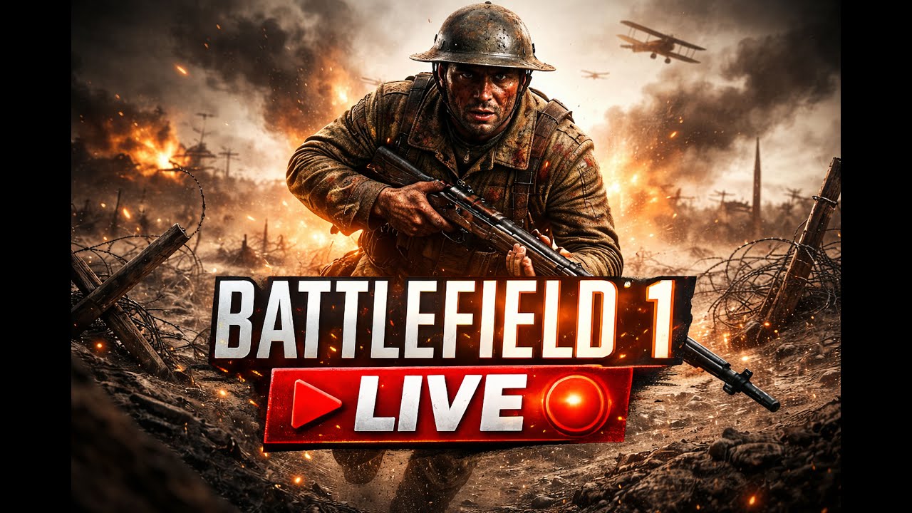 Beginner in Battlefield 1 🪖 | Live War Experience,,,WW1 Begins Here