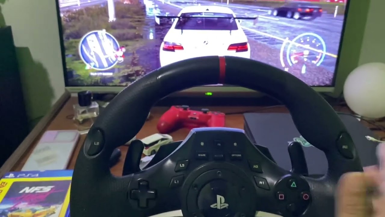 Cara setting stik steering Di Game NFS HEAT ( RWA Racing Whell Apex)