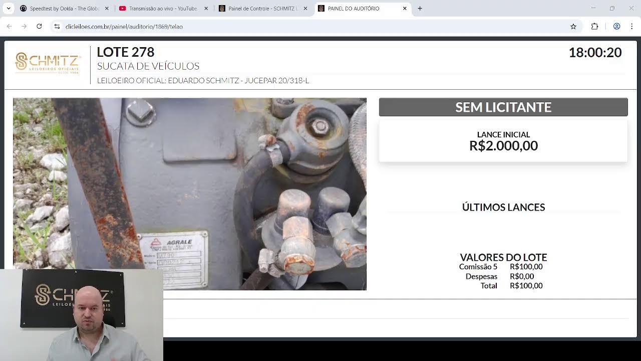 Leilão Nº 1609/2025 - Companhia de Saneamento do Paraná - SANEPAR