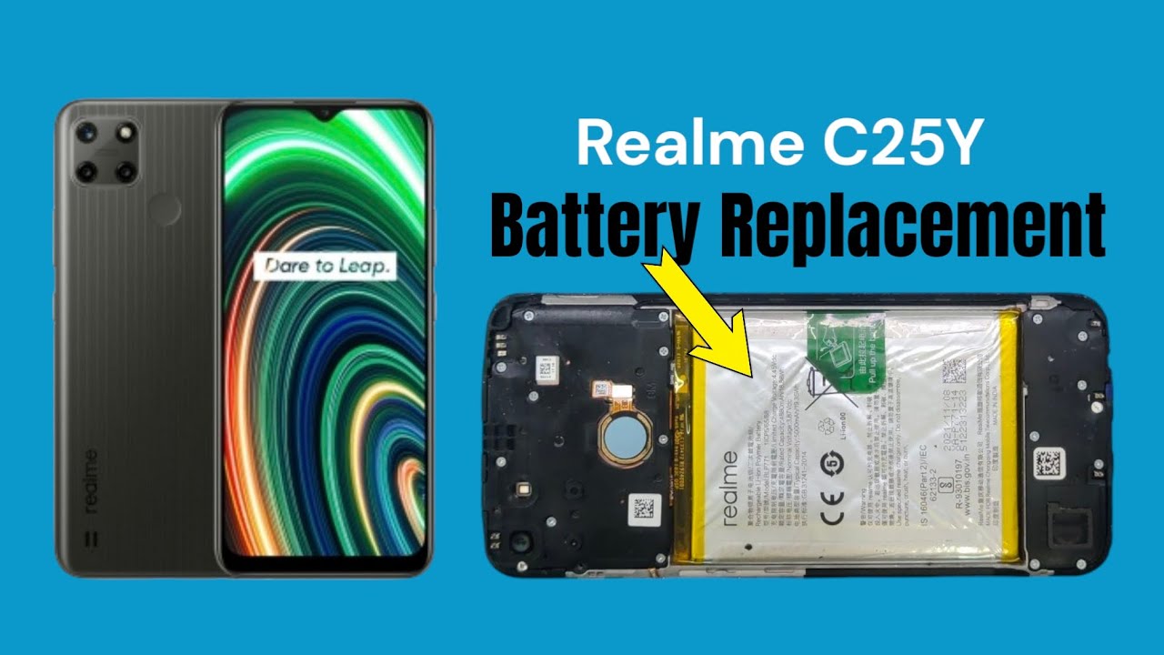 Realme c25y battery replacement | how to change Realme c25y battery #realme #new #how