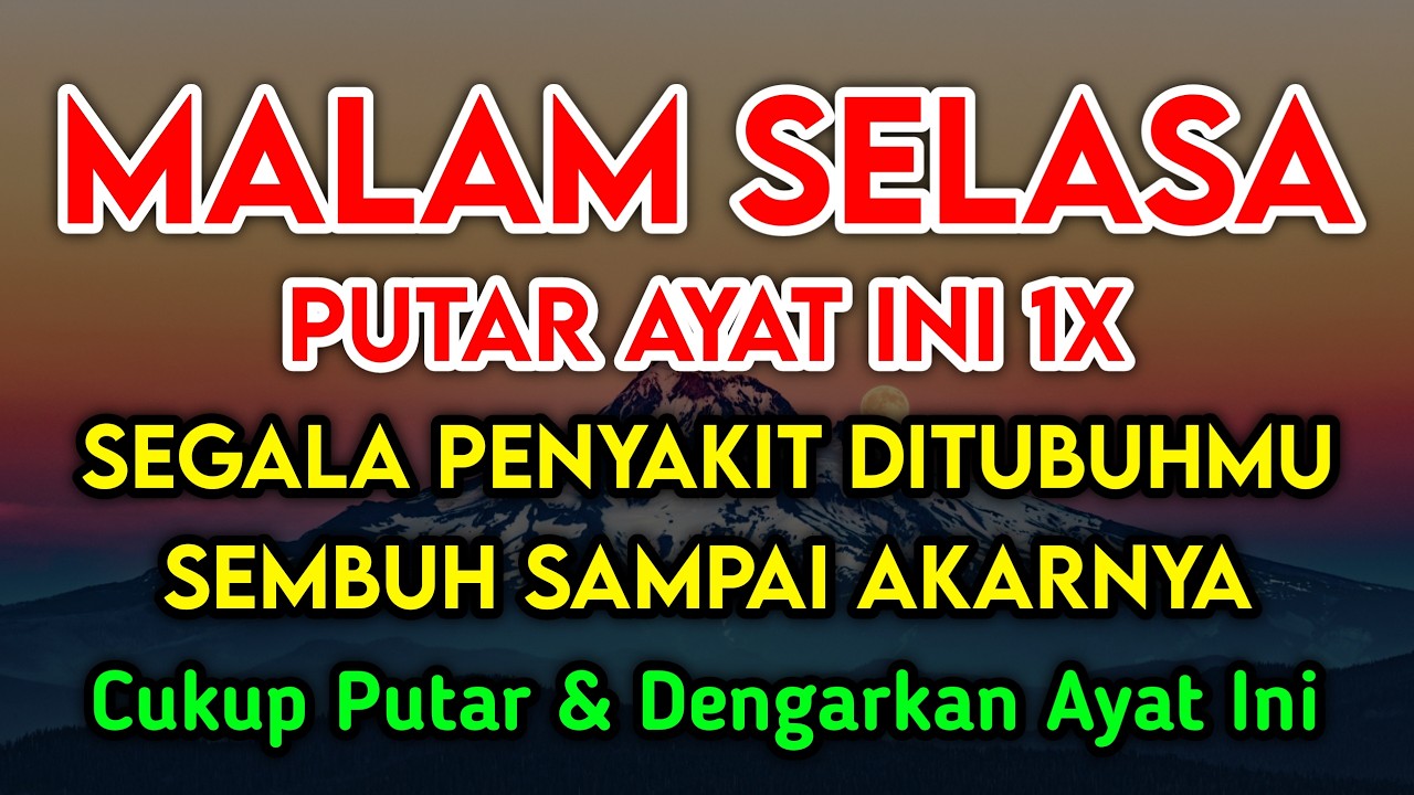 SYA'BAN MUSTAJAB DOA PENY3MBUH SEGALA PENY4KIT🤲 INSYAALLAH S4KIT DITUBUHMU S3MBUH DOA SYIFA RUQYAH