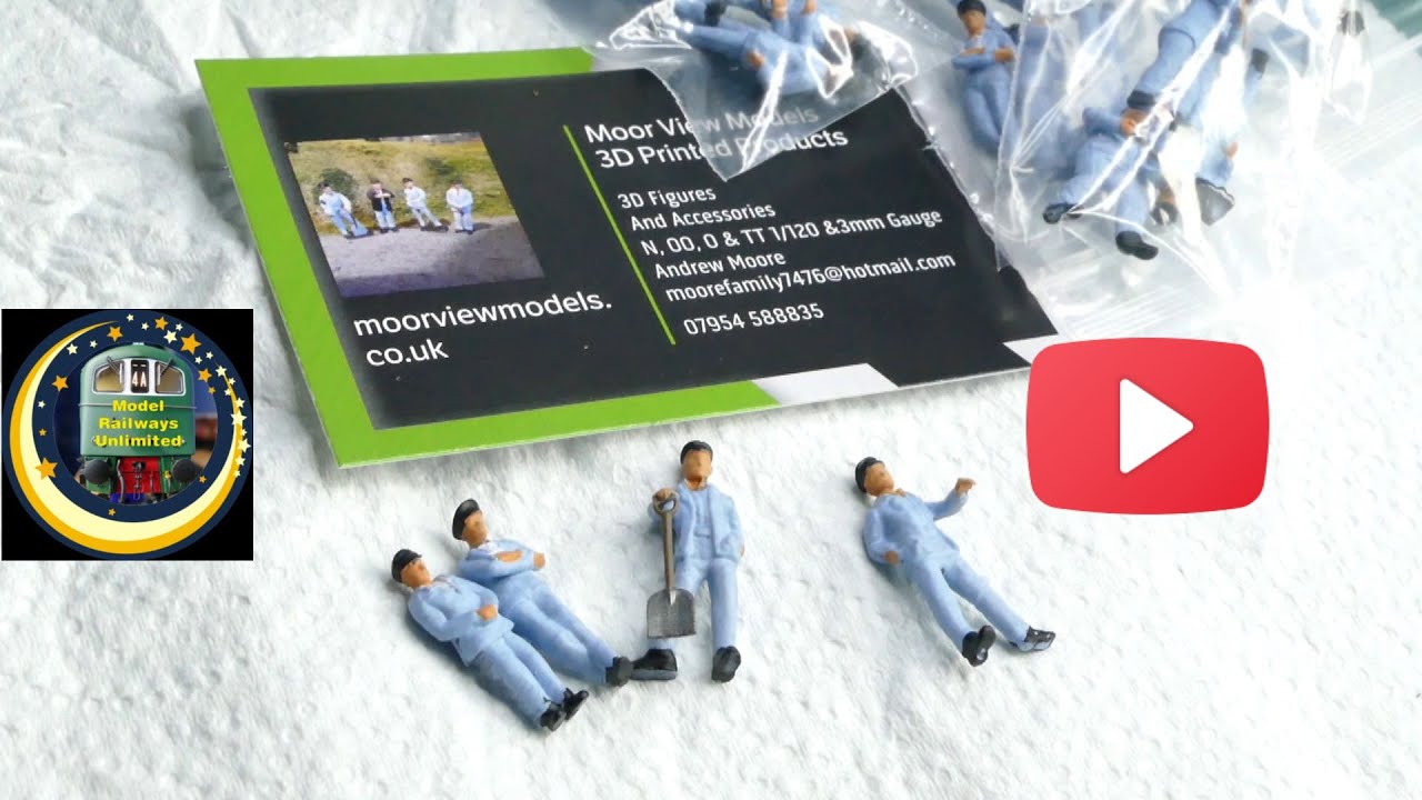 Driver and fireman! Review of Moor view Models OO scale steam loco crew