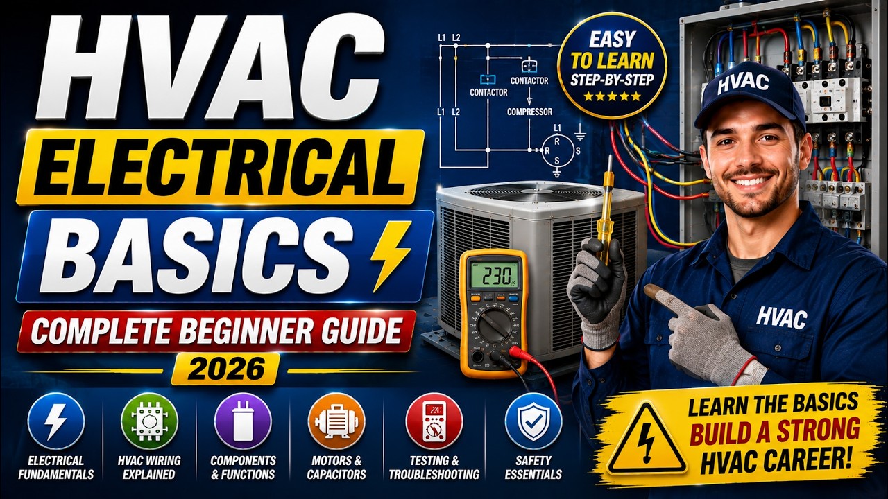 HVAC Electrical Basics | Complete Beginner Guide (2026)