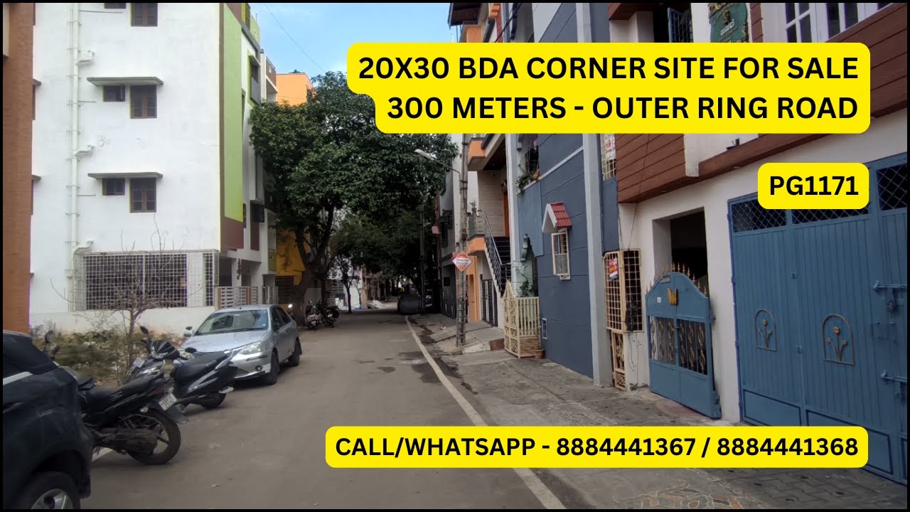 CORNER BDA 20x30 with 30 ft Road 1km from SHIRKE | Kengeri | ORR | PG1171 | 8884441367 / 8884441368
