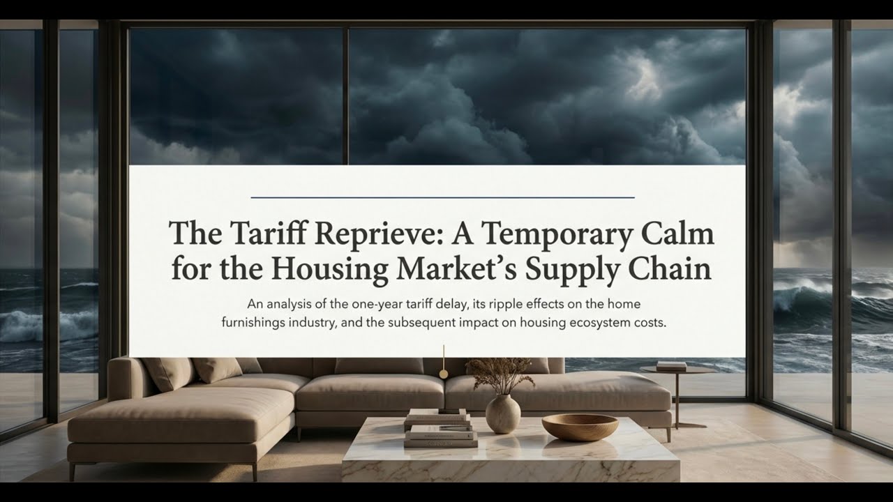 The Tariff Reprieve: A Temporary Calm for the Housing Market's Supply Chain
