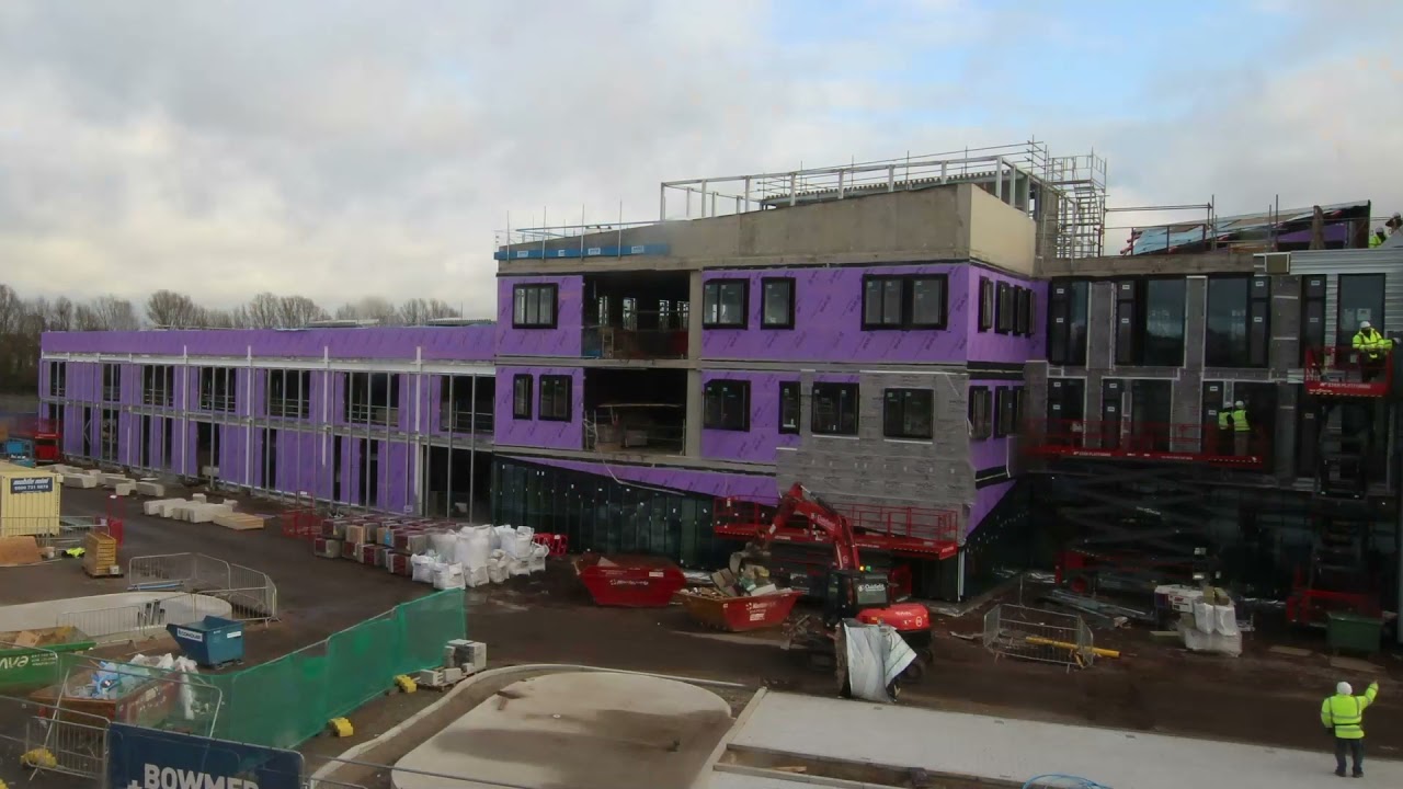 Space Park Leicester time lapse – complete phase two build