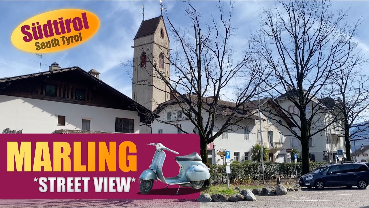 Marling, Südtirol 🍇*street view*🛵- Marlengo - Alto Adige, South Tyrol *Street view*🛵 März 2024